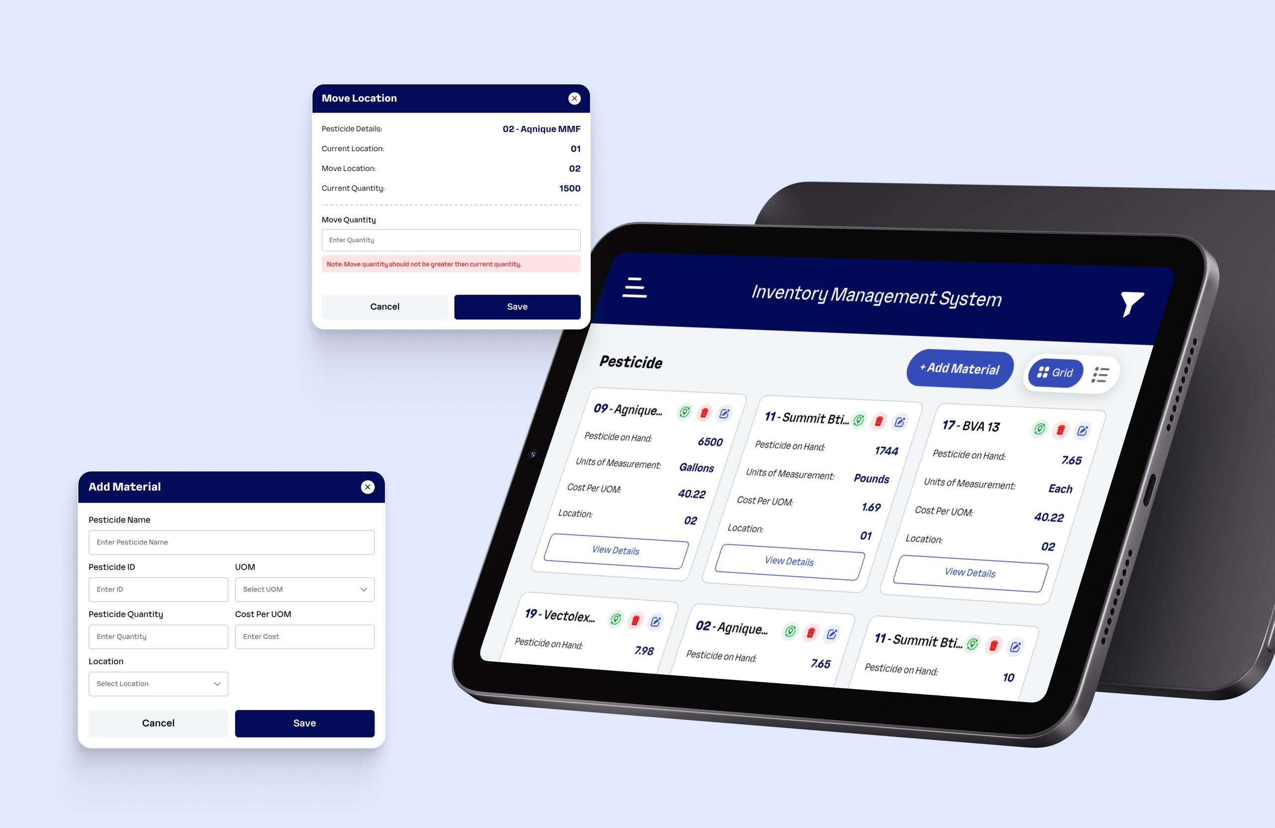 Logistics & Warehouse — Inventory Management System, solution